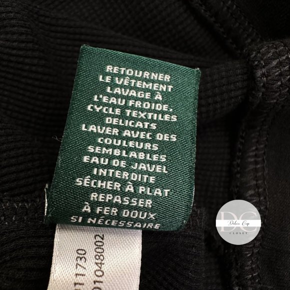 LAUREN RALPH LAUREN Black Blouse With Golden Bottons Size XS - Picture 10 of 10